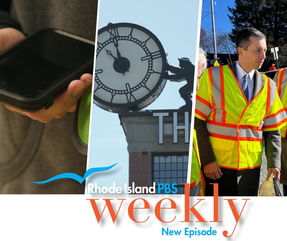 @StephMachado explores the debate around banning smartphones in schools, the creator of 'Clock Man' and public artworks, and @TedNesi and @MichelleSMNews discuss plans to rebuild the Washington Bridge. Watch a new Rhode Island PBS Weekly episode now: bit.ly/49TBpEL