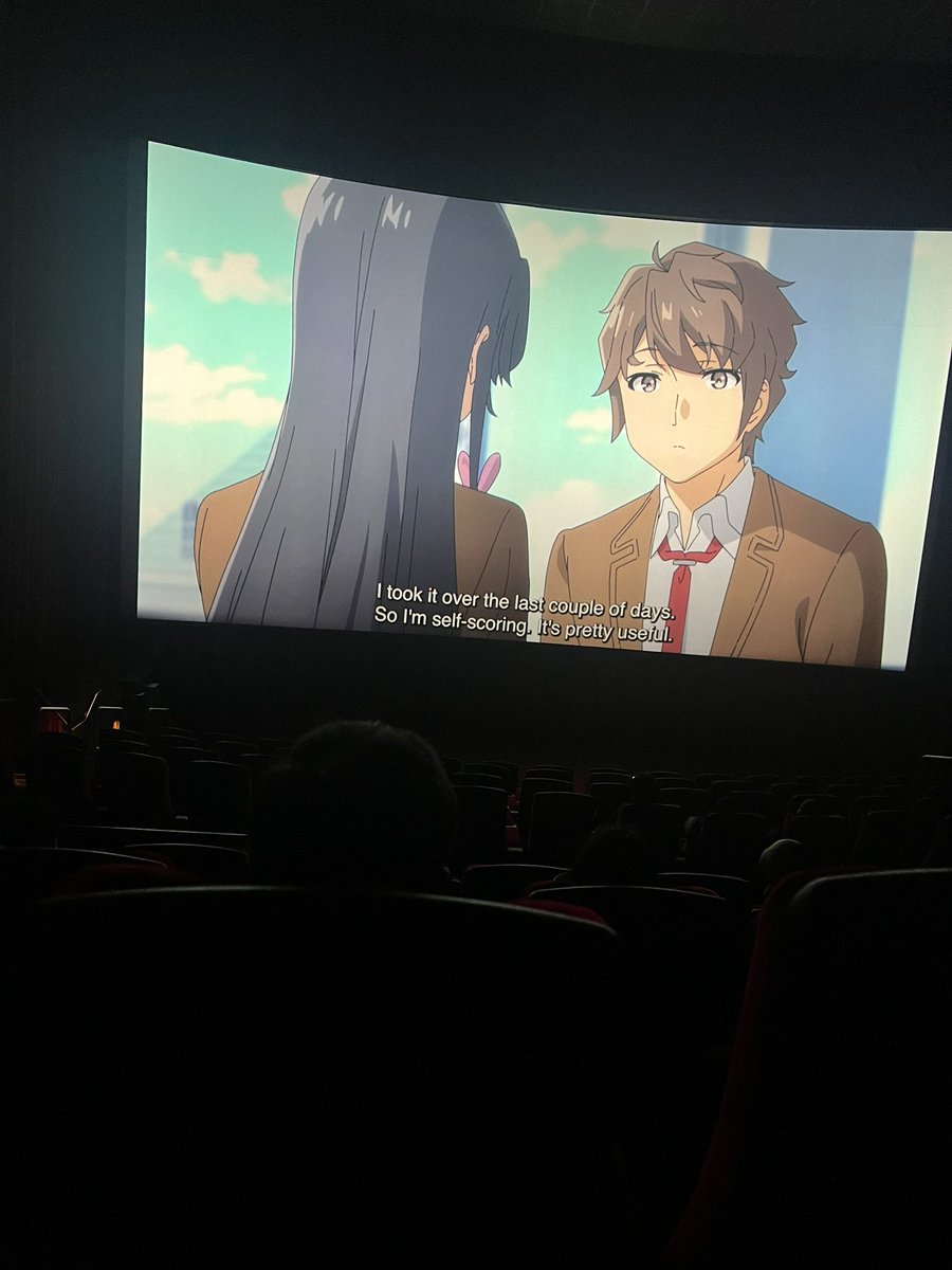HeIIrizer's tweet image. Having the two newest Rascal Does Not Dream movies back to back made them even better, really worth coming to the theaters to watch