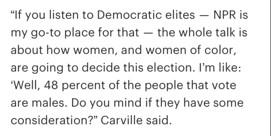 This was exactly as awful as the headlines suggested. #jamescarville