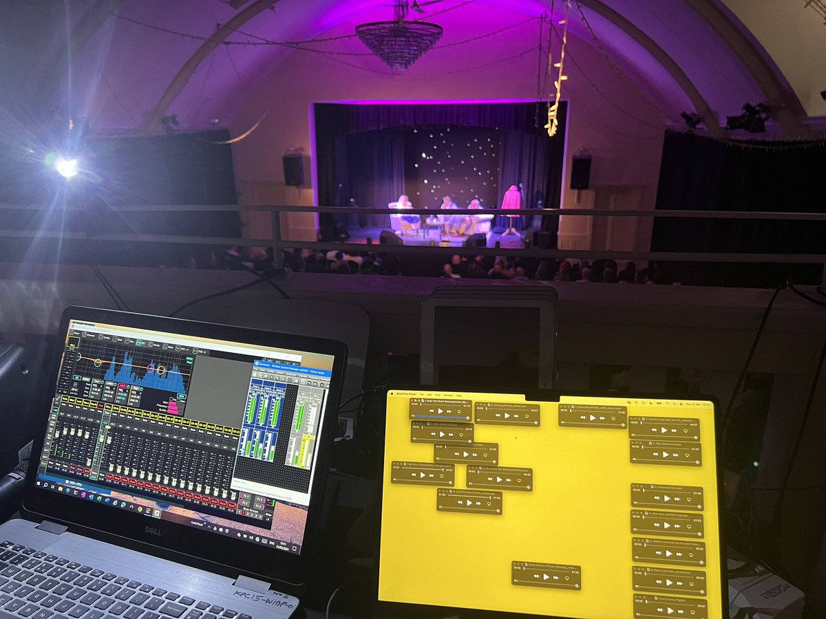 Mission Control for @marcrileydj & @themarkrad - what a fantastic pair of shows at @TheBowdonRooms brought to the online world by @LiveToYourLR - magnificently hosted by @KatiePuckrik