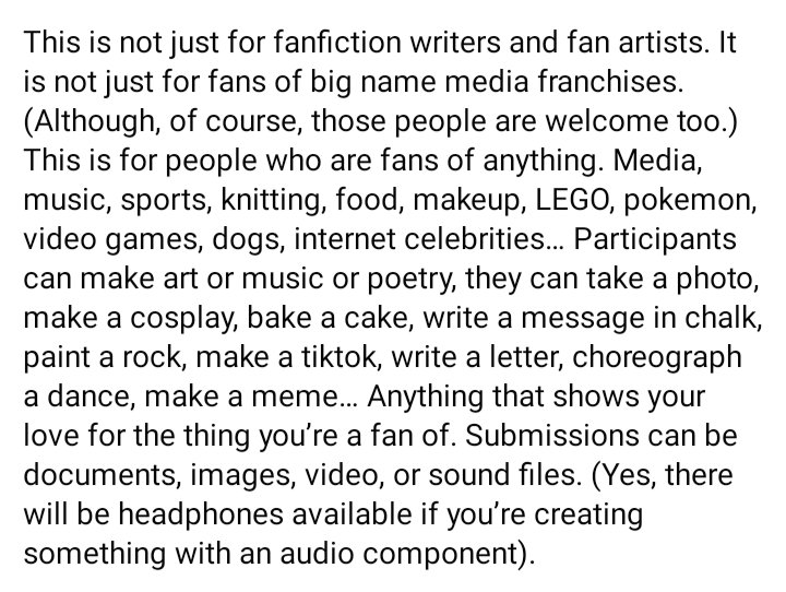 Creative Crew! Someone is doing a very cool dissertation project about fan works, and they need submissions. It's a great opportunity to support important pop culture research and promote our pirates! Some details in photos, more at link. epublications.marquette.edu/fandom/Affirma……