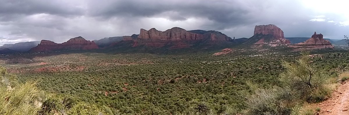 Hiked in the rain and hail. Might be too tired to eat supper.