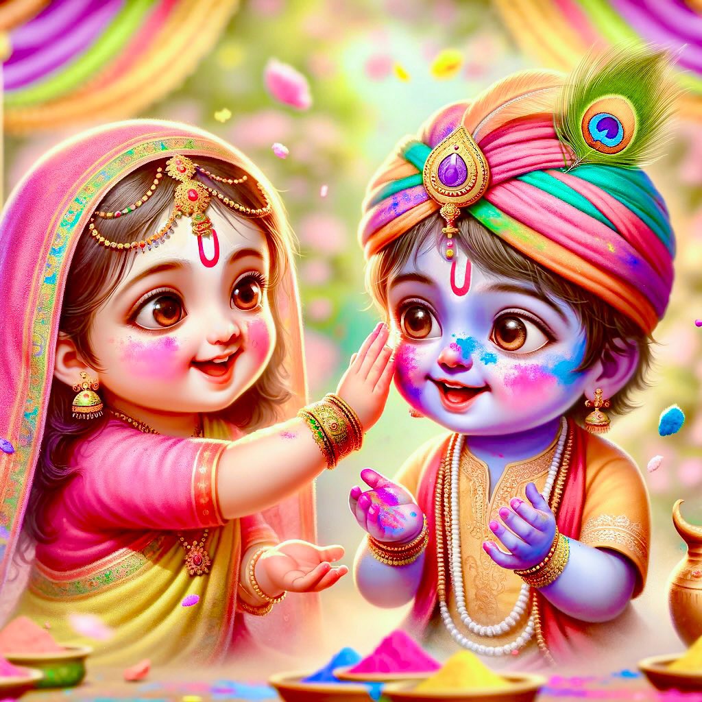 MonaPatelT's tweet photo. May the divine blessings of Radha Krishna shower upon you this Holi.

Happy Holi! Everyone 🙏 🥳 https://t.co/kiRTuxOq7i