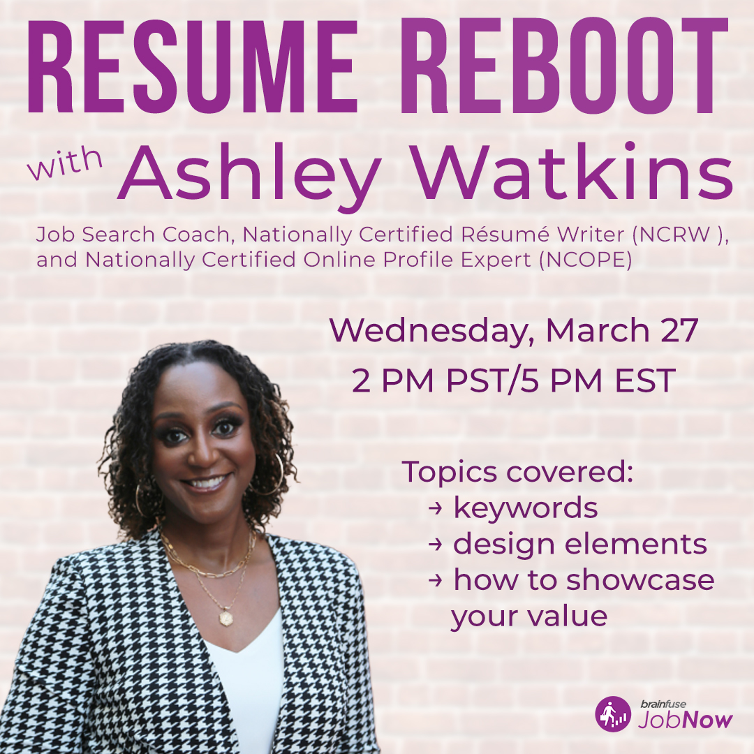 westbranchpl's tweet photo. Learn how to craft a resume that gets noticed with Brainfuse's FREE workshop with expert Ashley Watkins, an NCRW &amp; NCOPE certified coach. Limited spots available, register now: https://t.co/ybVKMaeqhc
#ResumeReboot #WhatLibrariesDo #BrainfuseCommunity https://t.co/MEXPdkRZIP