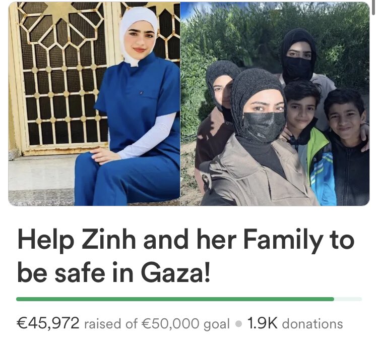 at this point, @zinh_1 has almost reached the minimum target to evacuate but she won’t be able to access any of this money if she doesn’t have a new bank account representing her! if ANYONE has a bank account in france that can be used, PLEASE DM HER‼️🇵🇸
gofund.me/0a9b305c
