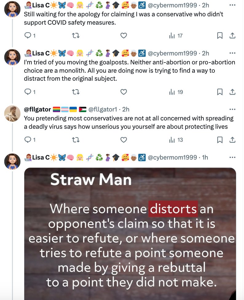 cybermom1999's tweet image. #ProAbortionLogic You can&apos;t possibly be against abortion without being a conservative. So, I&apos;m going to keep insisting you are one so I don&apos;t have to address the original point.