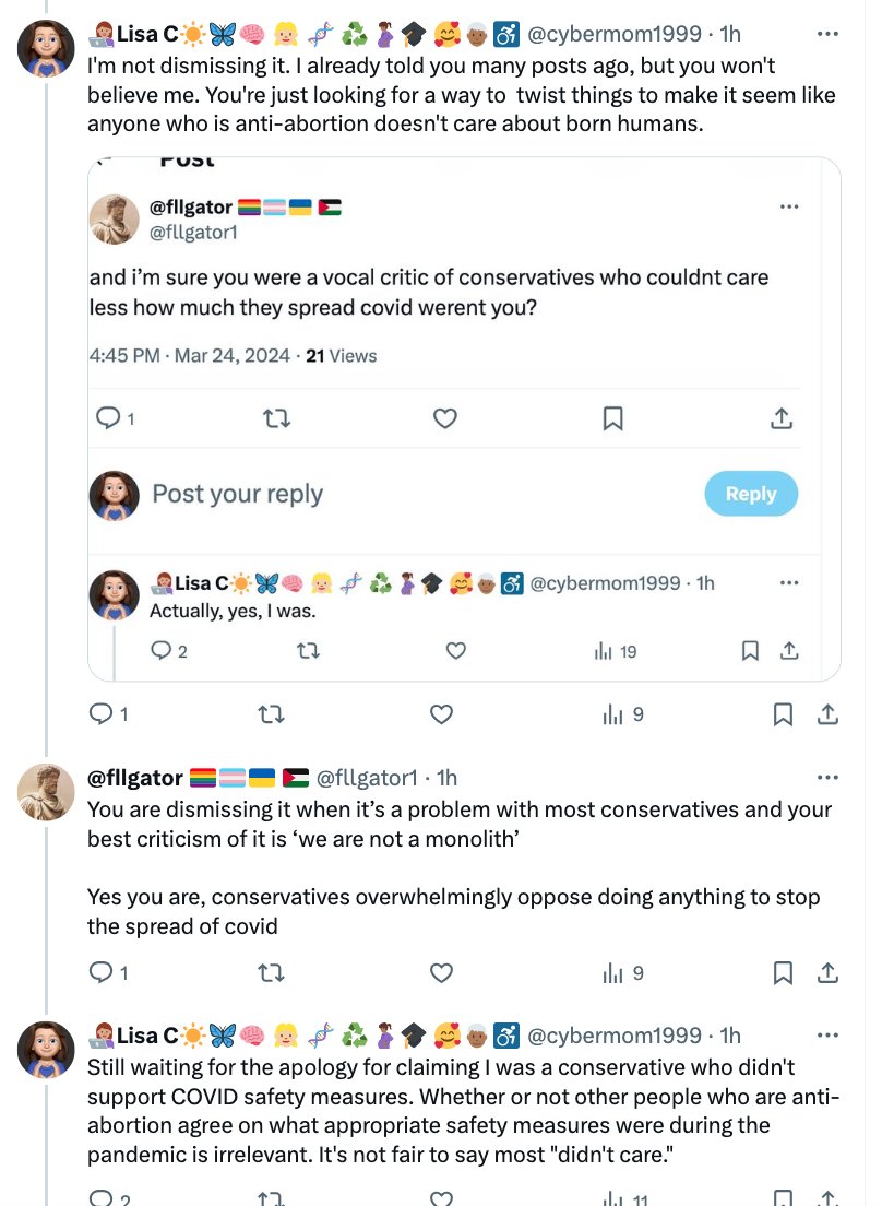 cybermom1999's tweet image. #ProAbortionLogic You can&apos;t possibly be against abortion without being a conservative. So, I&apos;m going to keep insisting you are one so I don&apos;t have to address the original point.