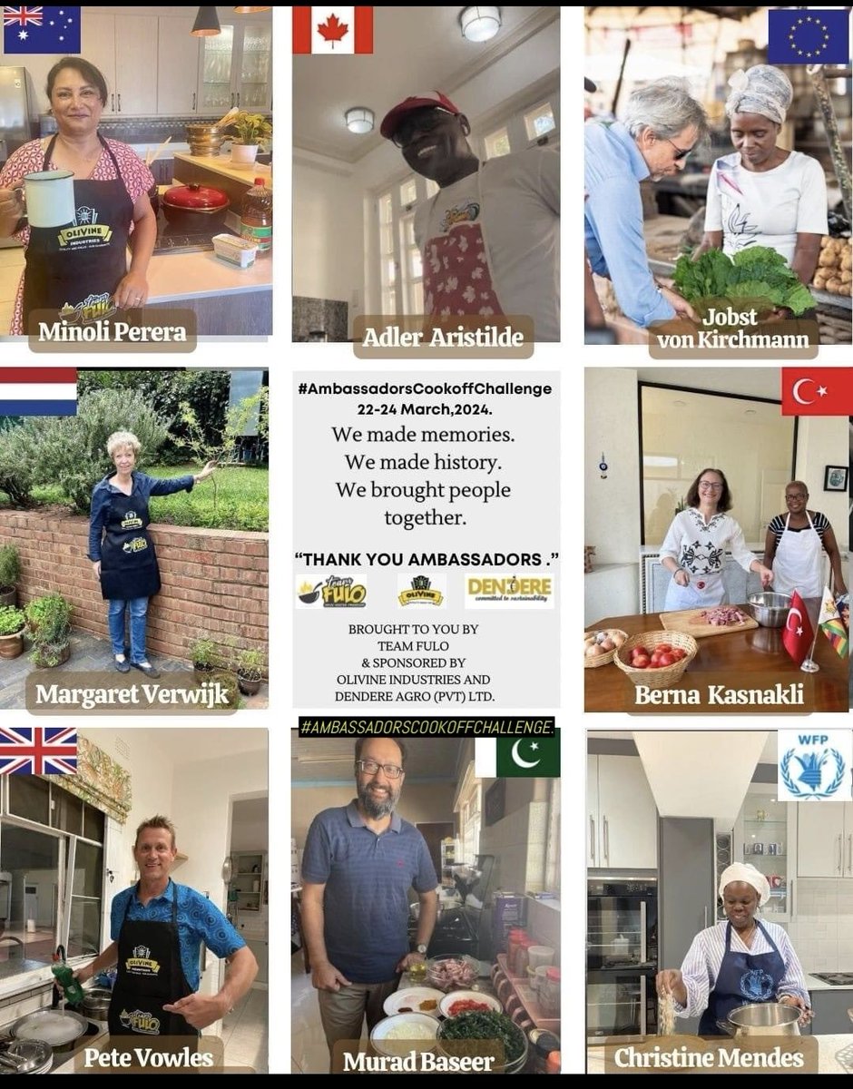 Have I missed the update? Who won #AmbassadorsCookoffChallenge @TeamFuloZim ?? Have totally enjoyed watching this... the ambassadors shined. Well done all! Shall we now challenge our Zim Ambassadors abroad who are in different countries across the world to show their skills?