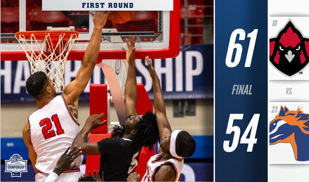 🏀Trinity Valley takes the win! The Cardinals knock off Georgia Highlands to advance to the second round of the 2024 #NJCAABasketball DI Men's Championship. njcaa.org/championships/…