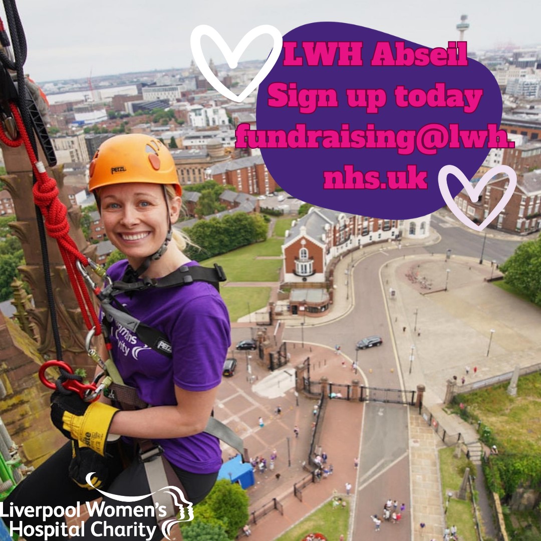 Fancy seeing Liverpool from new heights ? Sign up for our famous Anglican Cathedral Abseil today ! 21st September Email fundraising@lwh.nhs.uk if you are feeling brave 😅