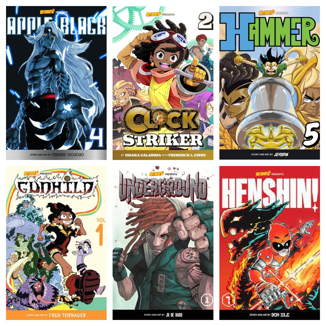 We just closed another STORE that will be carrying SATURDAY AM manga!

One thing is clear: MARVEL and DC are staples of many stores in the USA, but they are increasingly open to quality indie content. 

Look for APPLE BLACK, CLOCK STRIKER, HAMMER &amp; MORE SATAM titles in your LCS.