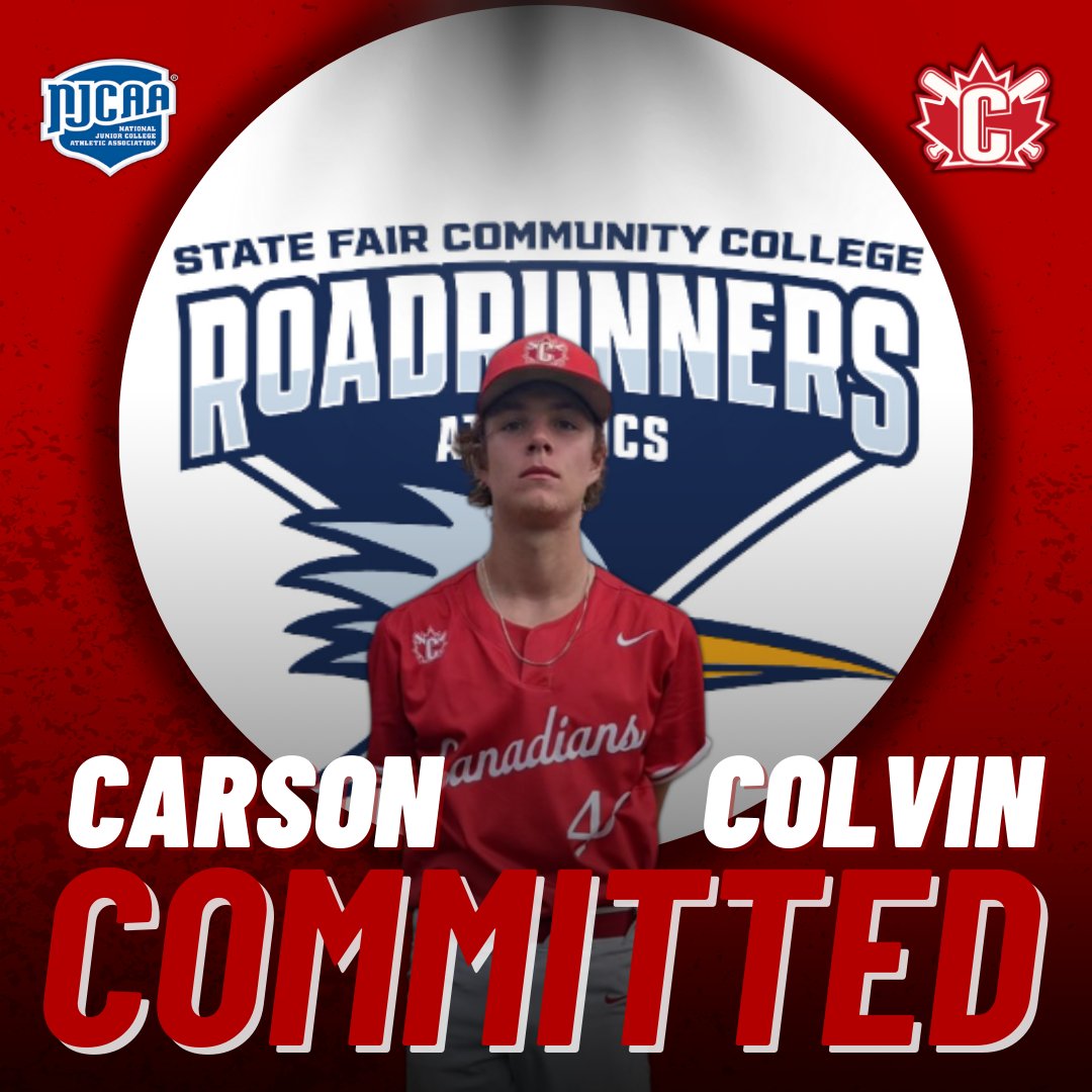 COMMITMENT 🚨 We are thrilled to announce that 2024 RHP Carson Colvin has committed to State Fair Community College in Sedalia, Missouri! Congratulations to Carson and good luck!