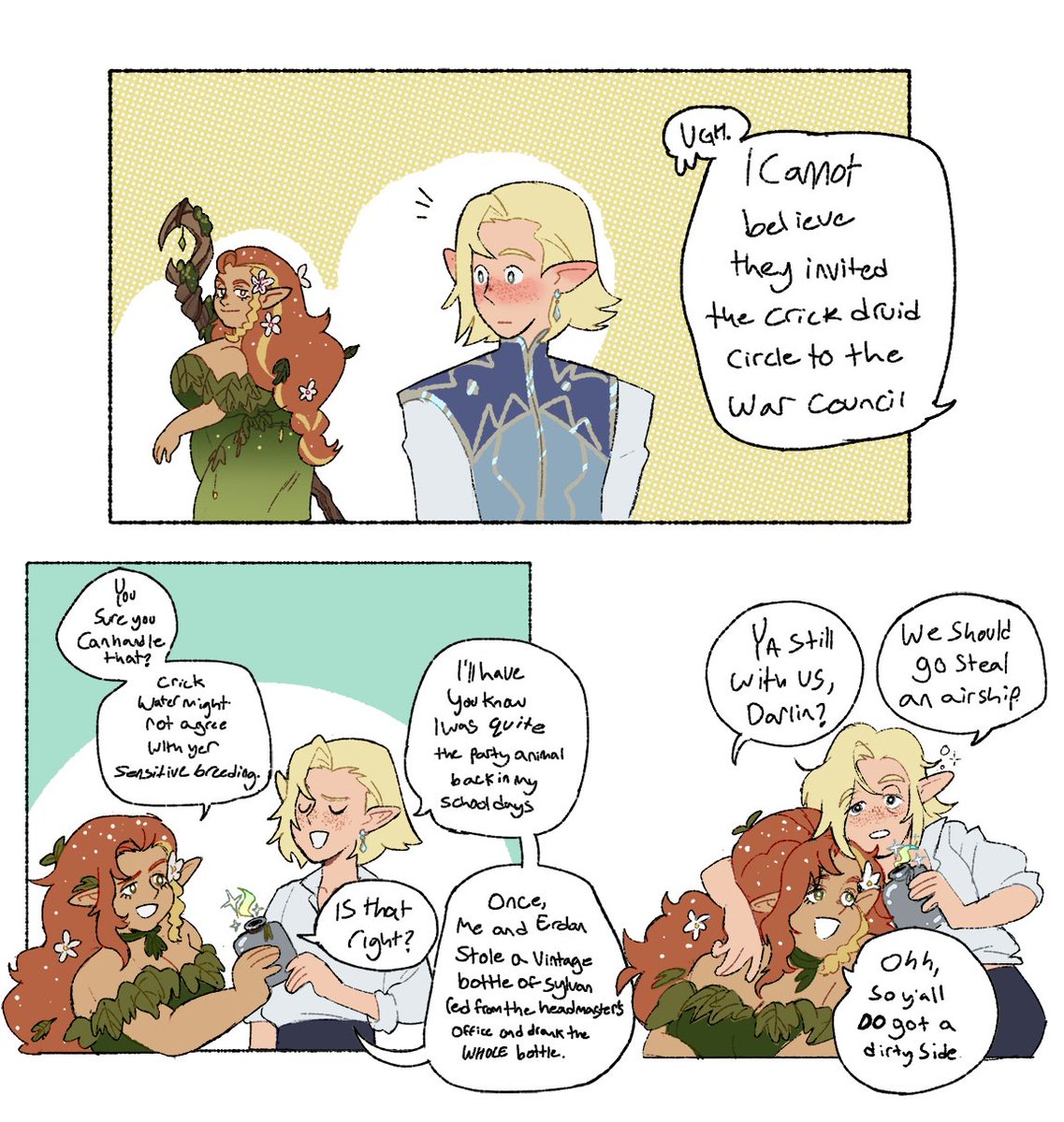 Meemaw and Lucanus first meeting #naddpod