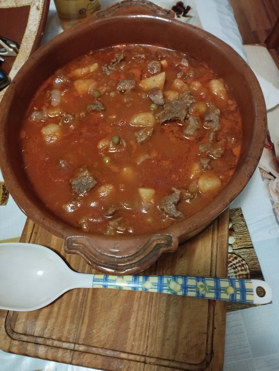 Dinner...for a cold night and the whole week