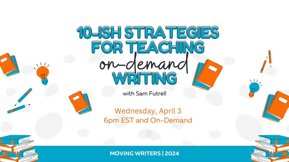 NEW @movingwriters pd this spring! First up: 10ish Strategies for Teaching On-Demand Writing. PERFECT for getting kids ready for the spring testing season! @sam_futrell1