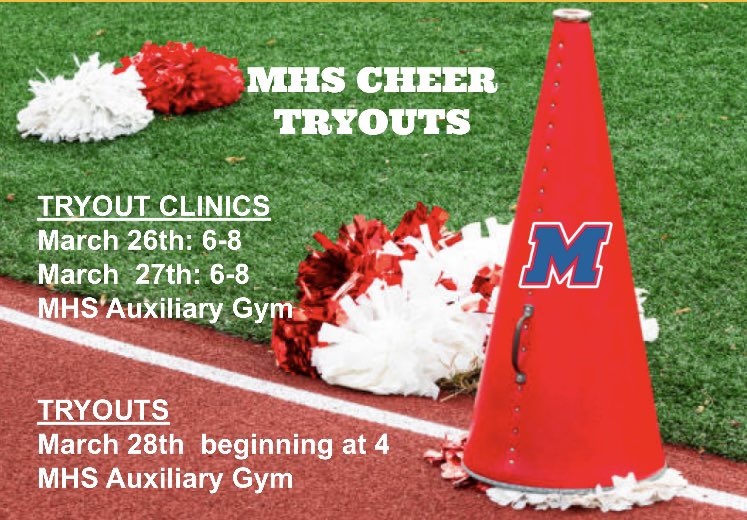 It’s tryout week! @ArtesianNation @artieredblue @AwesomeArties @ArtesiansUnited @BellCatMHS