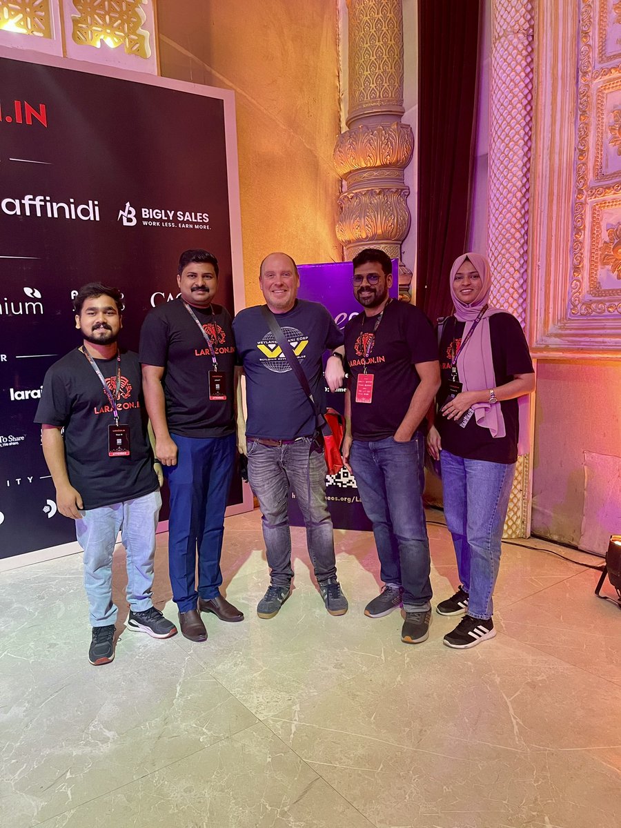 Niyas Narimukkil (@niyasnarimukkil) on Twitter photo Just had the privilege of meeting <a href="/freekmurze/">Freek Van der Herten π</a> at Laracon India 2024! As the creator of essential Laravel packages and founder of Spatie, his contributions are truly invaluable. π #LaraconIN2024 #Laravel #Spatie Just had the privilege of meeting <a href="/freekmurze/">Freek Van der Herten π</a> at Laracon India 2024! As the creator of essential Laravel packages and founder of Spatie, his contributions are truly invaluable. π #LaraconIN2024 #Laravel #Spatie