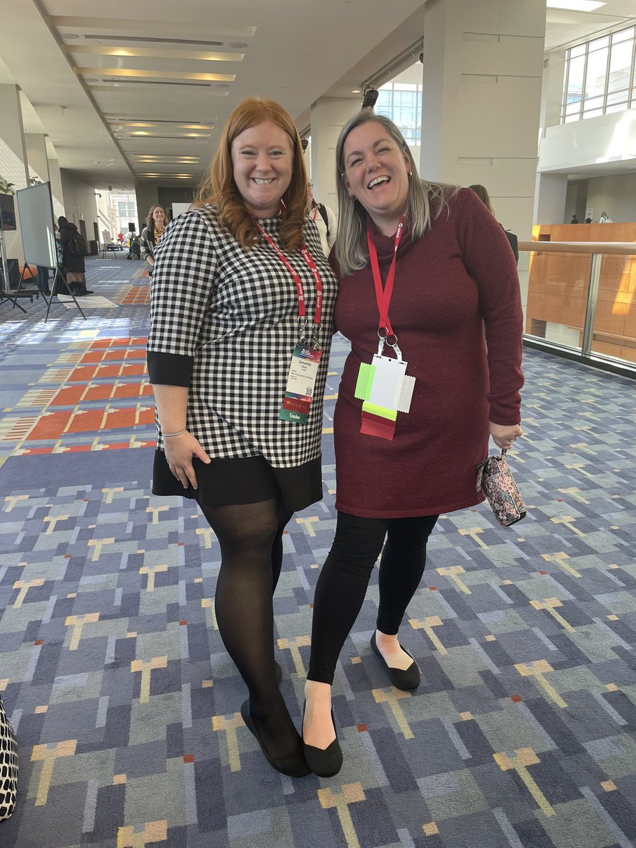 Found my shoe twin @ShaneLearning at #ASCD24! Not only does she do amazing work but always has great taste in footwear. We 🩷 @rothys! Can’t wait to talk “shop” and shoes soon!