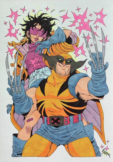 The internet has X-Men fever at the moment, so here's some X-Men comms I've done. 