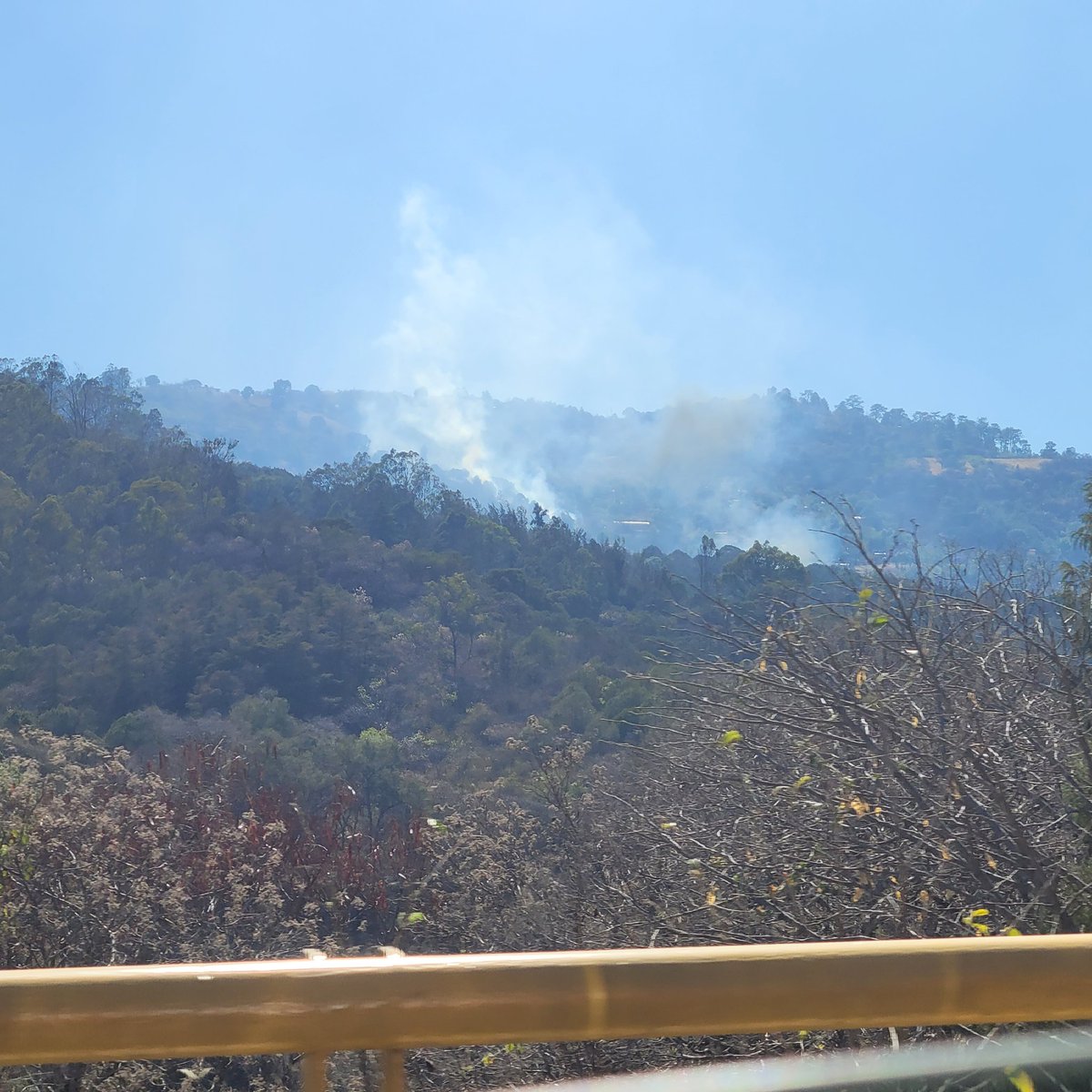 usuariocham's tweet photo. Contamos 27 incendios forestales en 82km #IncendiosForestales #ContingenciaAmbiental  #EstadoDeMéxico #villaguerrero #coatepecharinas https://t.co/At8nVesNSa