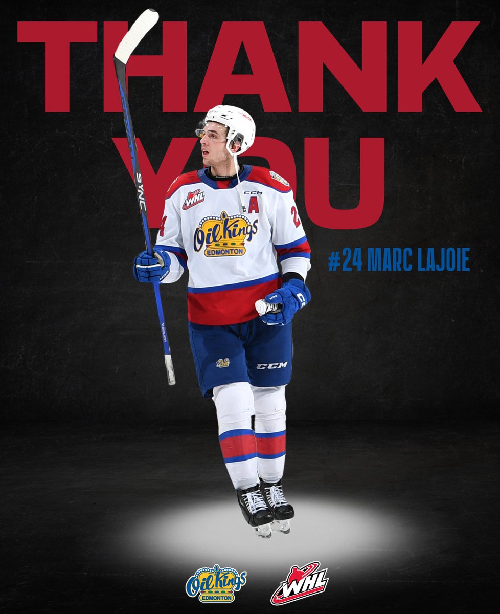 Laj, our MVP. For all the blocked shots and chicken minute goals, thank you and congratulations on your spectacular WHL career. We know you'll carry on to do great things. ❤️

Thank you, Marc Lajoie.