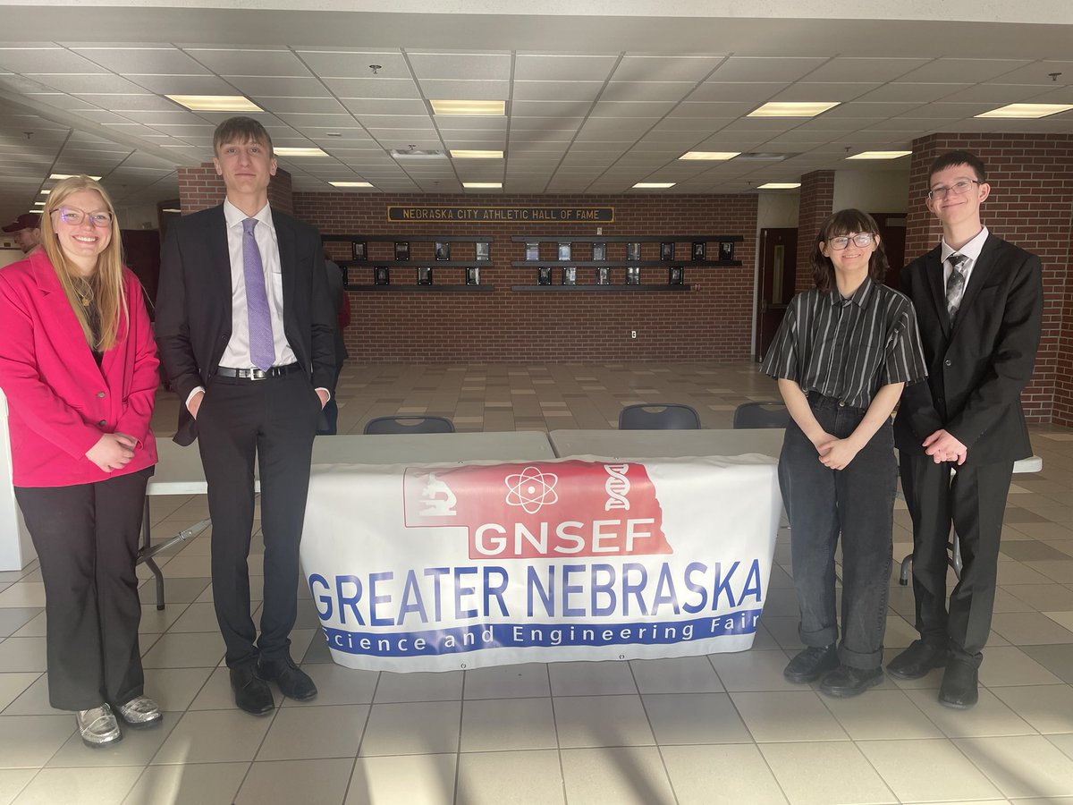 bisonbiology's tweet photo. Congratulations to the students who competed it GNSEF! Dakota, Caleb and Olivia got 1st place in their categories and Levi got 2nd. Many special awards were earned. Dakota and Caleb were selected as top 5 finalists and Caleb won 2nd place over all. @ccpsactivities @CCBisonPride https://t.co/yhVUhDe0KJ
