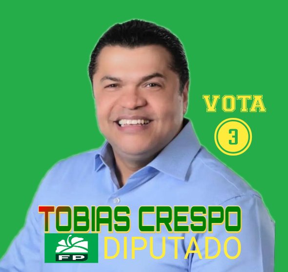 @TobiasCrespo Uno de los Mejores DIPUTADOS, de República Dominicana 🇩🇴 TOBIAS CRESPO 💯