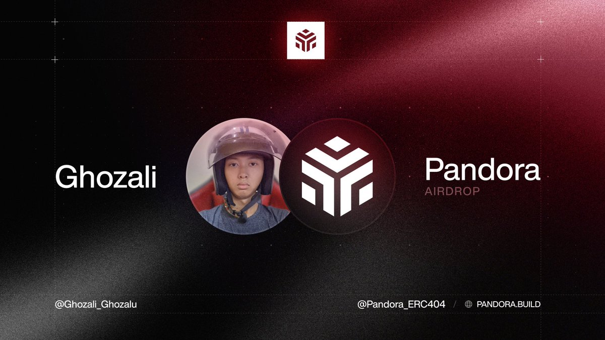 Snapshot taken! 📸 @Ghozali_Ghozalu 404 will be airdropped to Pandora holders proportional to the number of full Pandora boxes held as of Sunday, March 24th at 4:00:24 AM UTC (block 1711252824) Anyone holding at at least one full Pandora at that time will receive the airdrop!