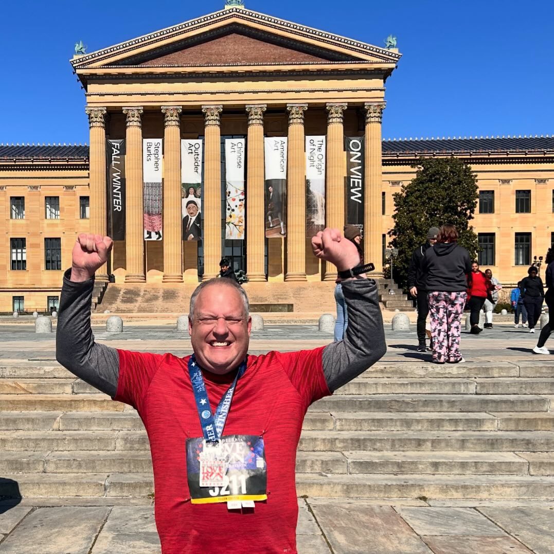A huge thank you to everyone who reached out for my birthday. Spent my first morning at 45 by running the Love Half Marathon in Philly. So grateful today & everyday.