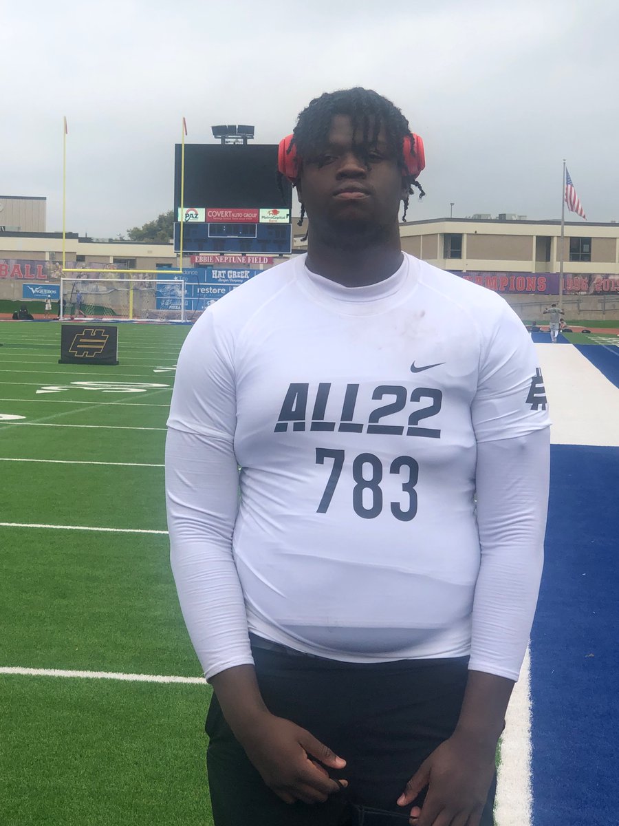 Congrats to 2025 OT @TheLamontRogers for being named OL MVP at the @TheOpening All22 at Austin Westlake today.