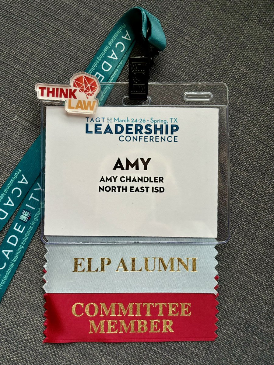 Here we go! Excited for @tagt Leadership Conference! #gifted #whyGT #alwayslearning