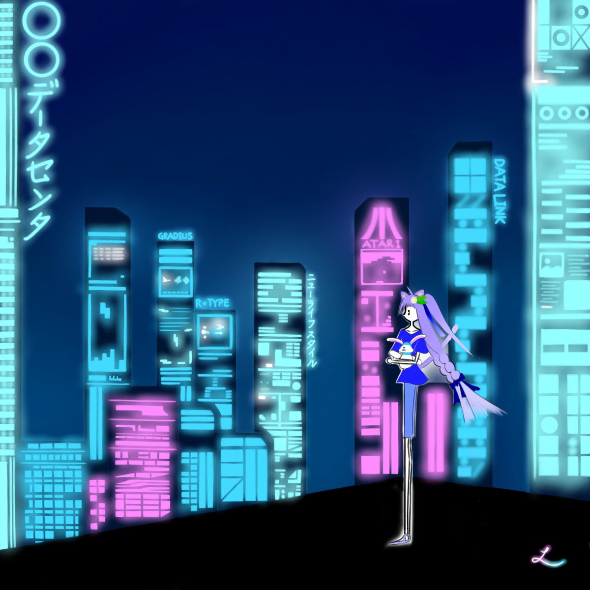LSingclair's tweet photo. Future World 🌃
未来世界 🌃
#illustration #fanart #vtuber #gozyaru #gozyazou #nekomimi #cyberpunk #nightscene #ファンアート #二次創作 #ごじゃる #ごじゃぞう #ごじゃる絵巻 #猫耳 #サイバーパンク #夜景
Video : https://t.co/Z9wFGQLjeC https://t.co/CnyUTHpeNj
