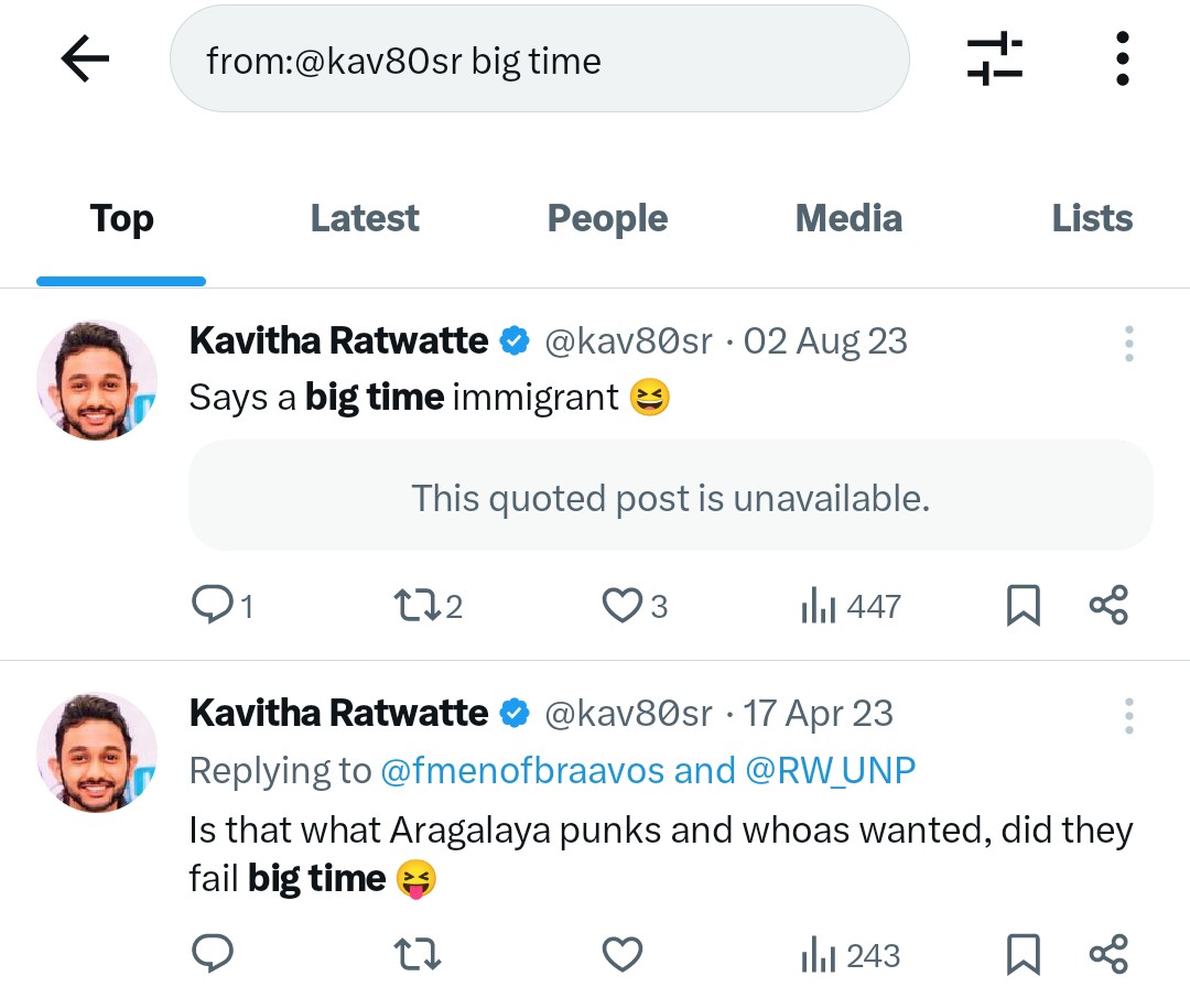 nomadic_sanjee's tweet photo. @Kgalappatti Between "big time" & "ass" there are multiple personalities. This is such a fascinating account.
๐๐๐ https://t.co/2AYdi8bBUJ