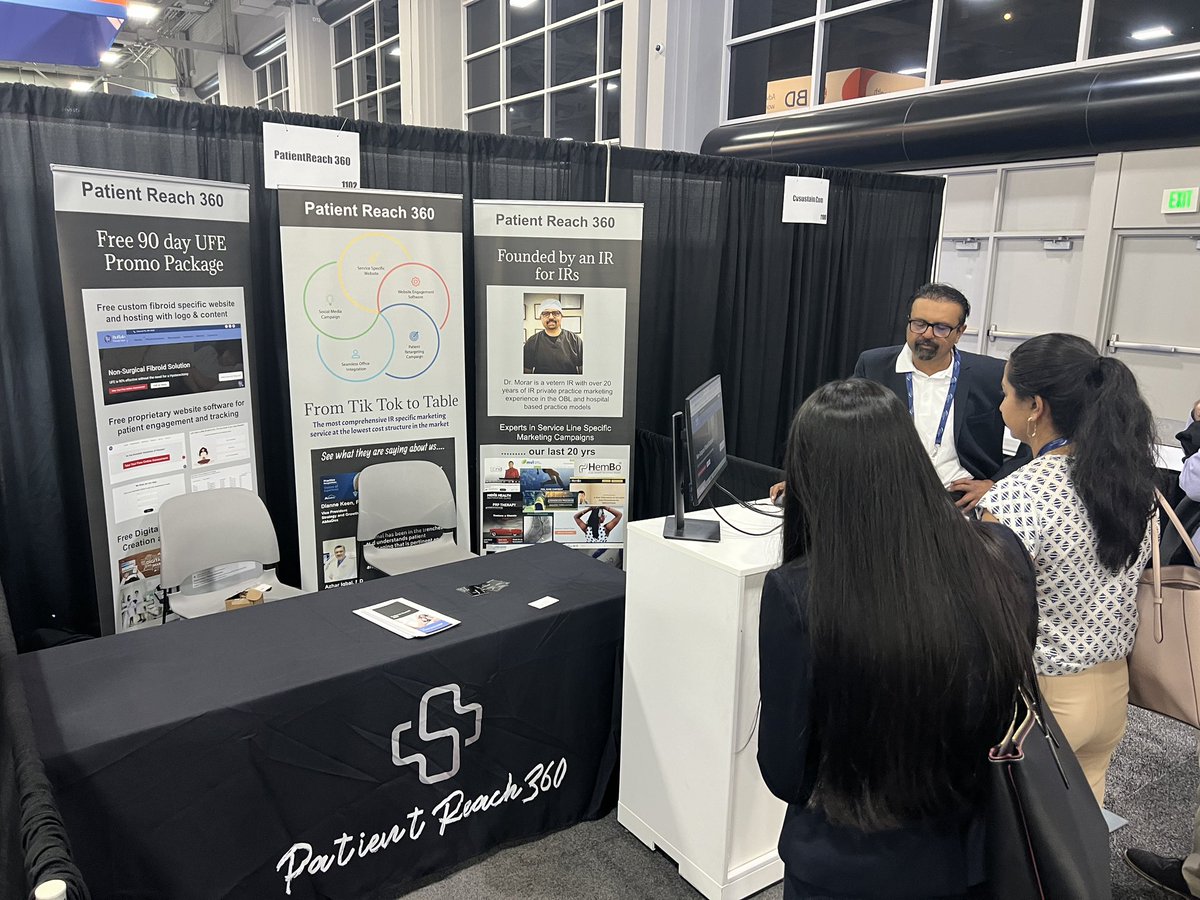 We are at #SIR24SLC , come see us at Booth 1102. Let us help you reach the right patient for your practice!   patientreach360.com