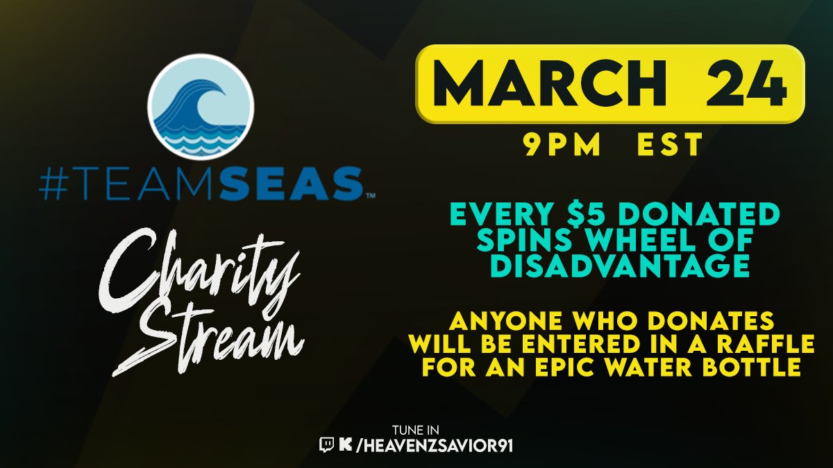 Live with charity stream for #TeamSeas!
Kick & Twitch!
Links below!