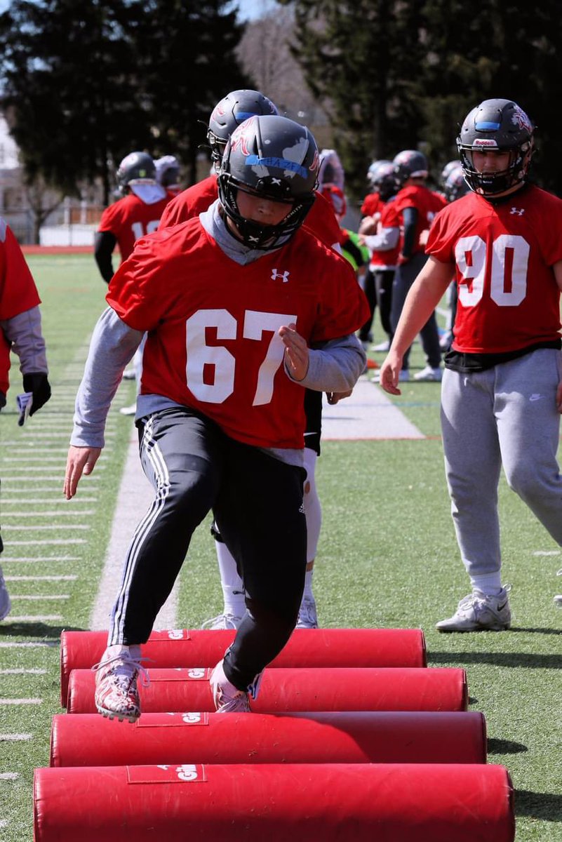 Spring Football Practice at WPI ( practice jersey is red #67). In the video at 0:26, 3:40, 6:38, &amp; 7:20. <a href="/BowmanGreg/">Greg Bowman</a> <a href="/mildawg37/">Bill Miller</a> <a href="/CoachHolmes2/">Coach Holmes</a> 

youtu.be/02PCgn_puKc?si…