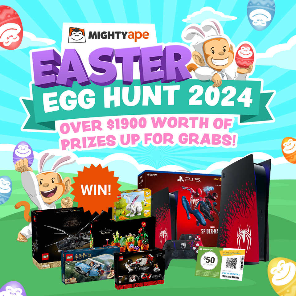 Our Easter Egg Hunt is back! This Easter we've got over $1900 worth of prizes up for grabs – we're giving you all the chance to WIN a PlayStation 5 Spider-Man 2 Bundle, an Epic LEGO prize pack + more! 
Swing by our blog for your clues and start hunting! mghty.pe/EasterHunt24