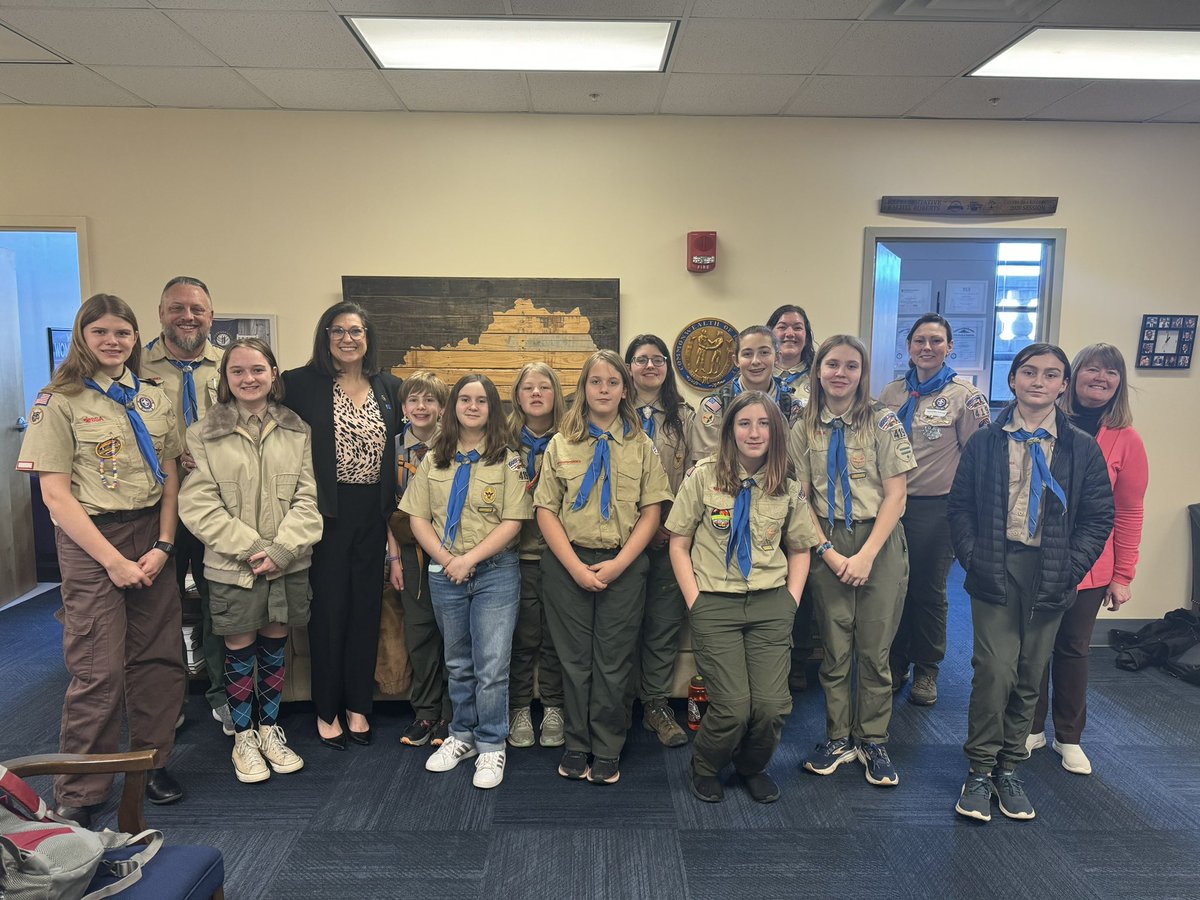 I love when young people come visit the Capitol! Last week I had the opportunity to talk to a scout troop about life as a legislator and how we need more women in the general assembly. I have a feeling you'll see a few of these faces as public servants in the future!