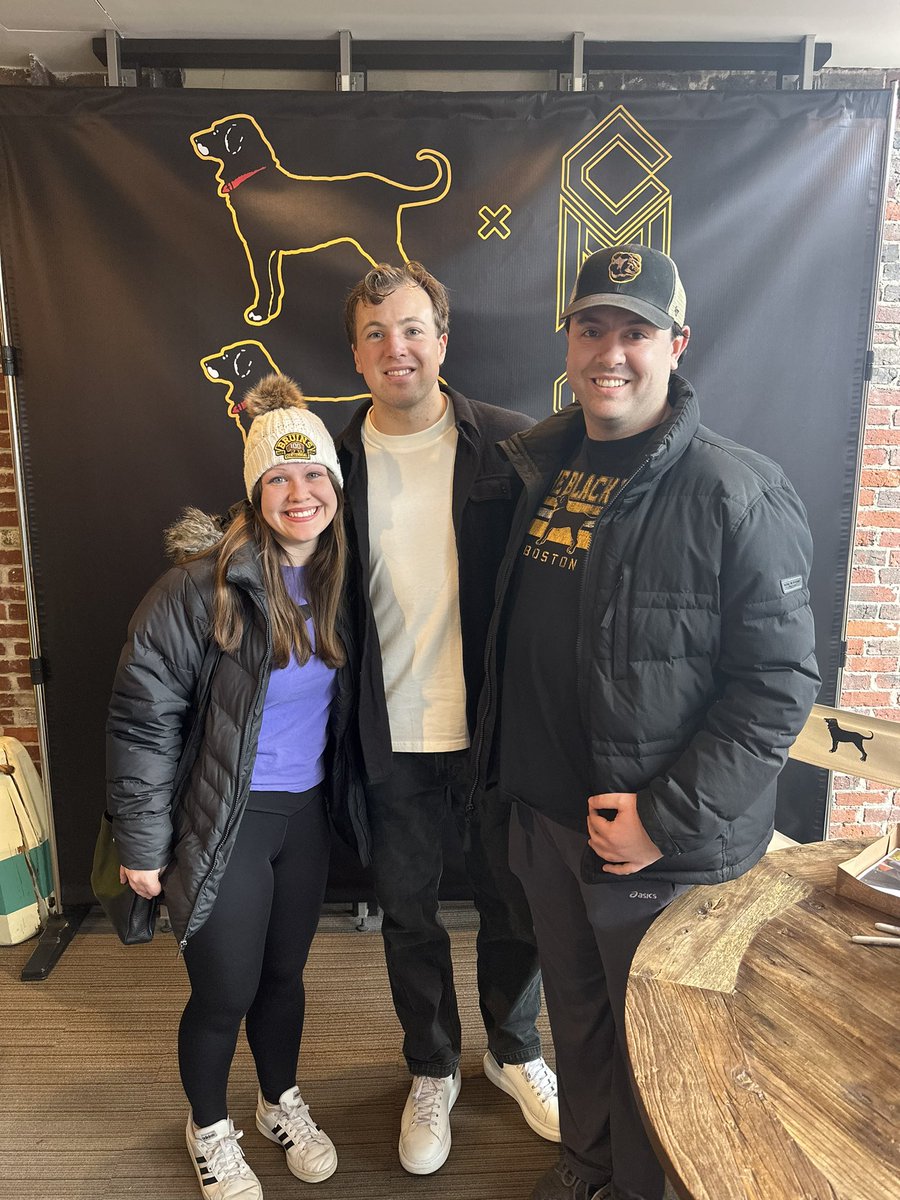 since I’m on hockey twitter now.. we met Charlie McAvoy today 😁 #bruins #NHLBruins  #charliemcavoy
