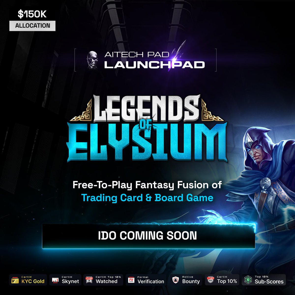 VisionMakersio's tweet photo. 🚨 Legends of Elysium on AITECH Pad!

🌟 Open for All Tiers
🔥 We are thrilled to announce @LegendsElysium public round coming soon to AITECH Pad.

🔓 TGE: 20%
🏷 Price: $0.05
🗓️ Refund: 5 Days
💰 Allocation: $150,000

➡️ Stay Tuned: https://t.co/UTQu1R747B https://t.co/acbY0vYH60
