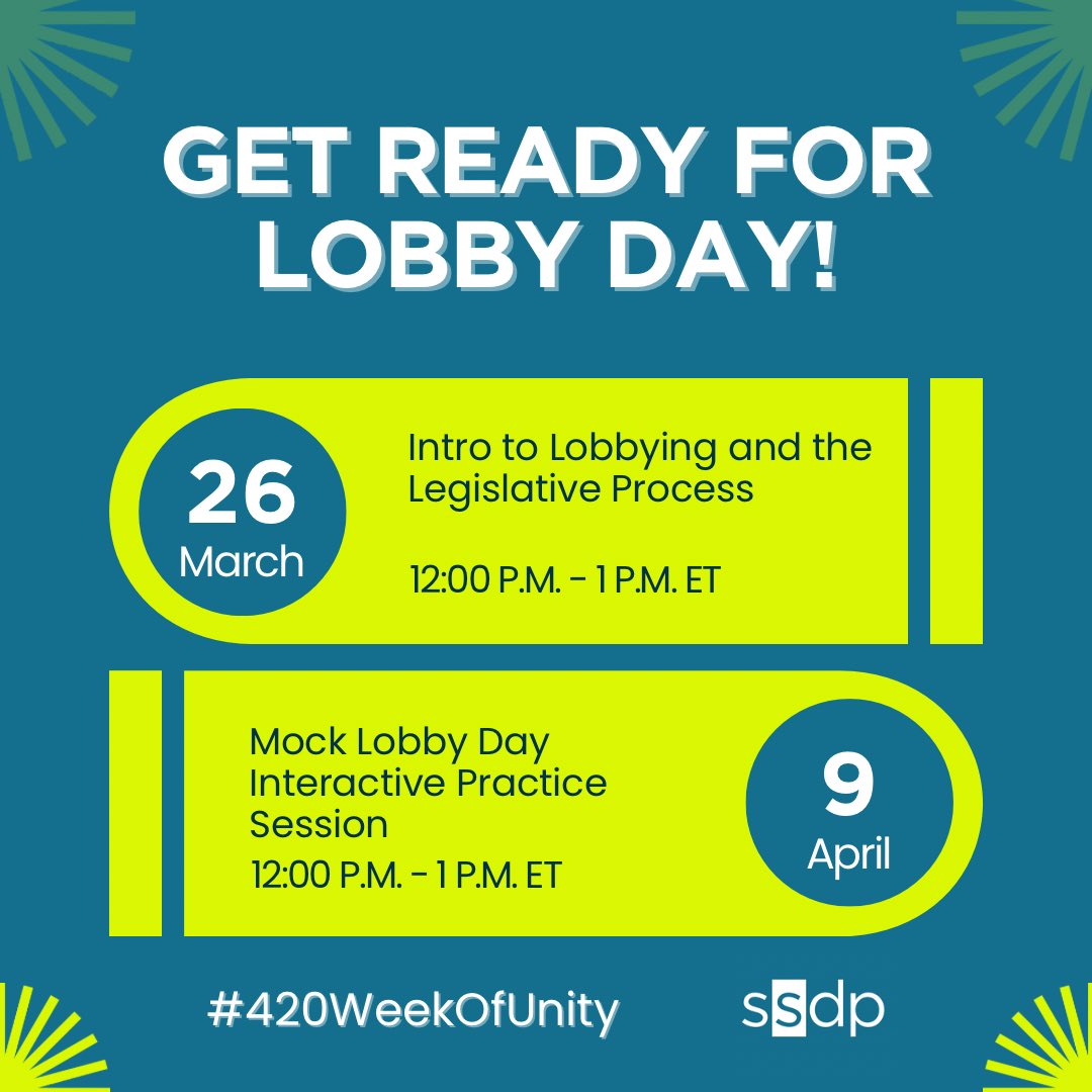 ssdpofficial's tweet photo. It’s almost time for our #420WeekOfUnity!
TUESDAY: https://t.co/PoOoO4qGFi
This training is required for everyone taking part in the #420UnityDayOfAction—the largest ever bipartisan coalition of cannabis justice advocates—on behalf of @ssdpofficial
See you in D.C.! https://t.co/3QJ7AvK9uC