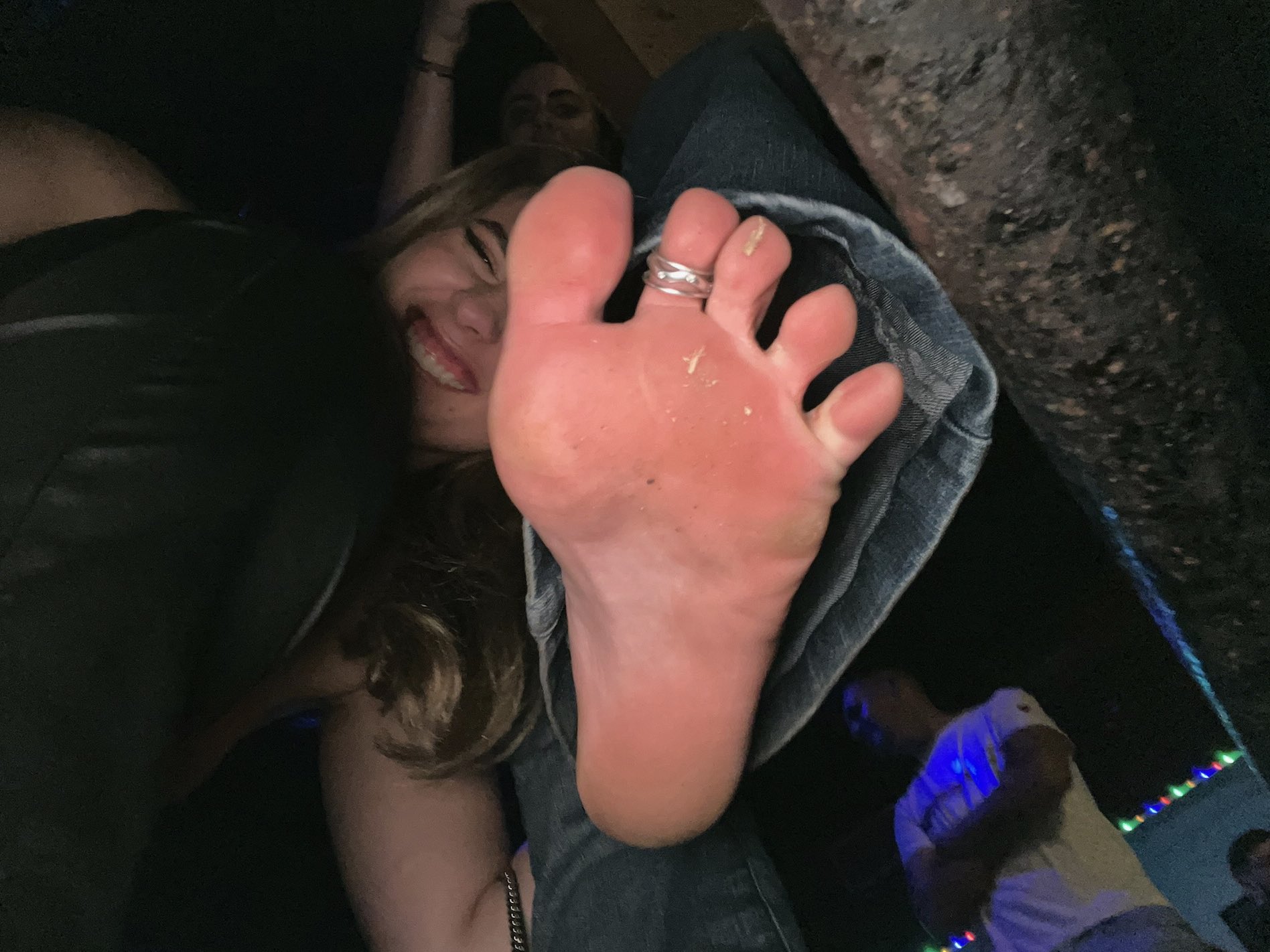 Daisy Feet Queen on X: Oopsies my friend got some stuff on her feet but  Im sure it wont be hard to find a good beta foot bitch to lick it off!