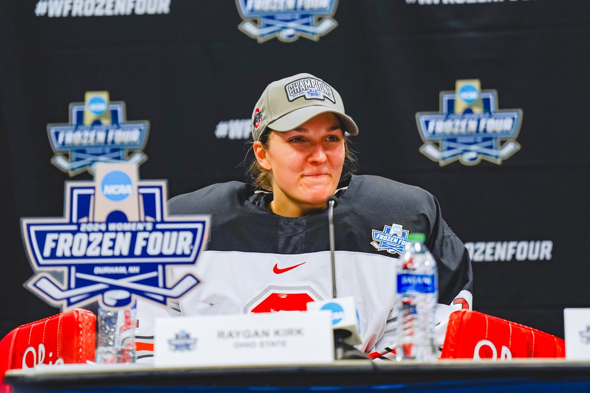 2024 Frozen Four Most Outstanding Player 👏

Congrats, <a href="/raygan_kirk01/">Raygan Kirk</a>! 

#GoBucks