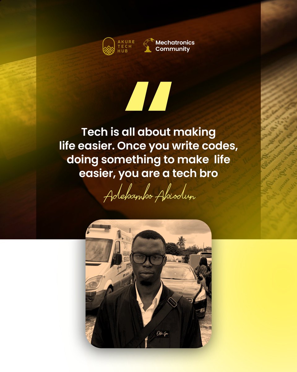 athcommunities's tweet image. The real went down in our #ChroniclesOfTheRealTechBros Twitter Space!🤩
Swipe through to catch insightful quotes and key takeaways from the discussion.

These #TechTwitter experts dropped knowledge bombs you won&apos;t wanna miss.
#EngineeringTwitter #FutureofTech