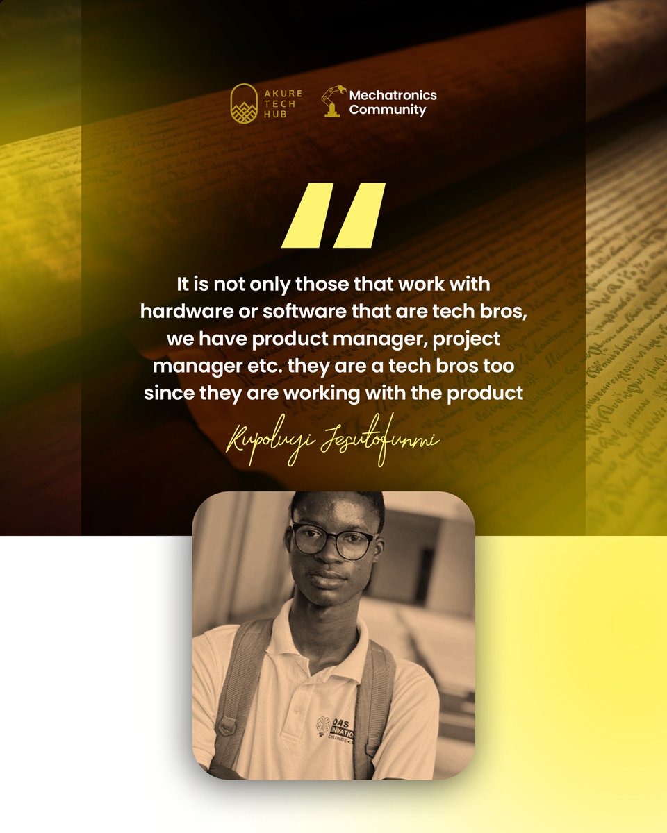 athcommunities's tweet image. The real went down in our #ChroniclesOfTheRealTechBros Twitter Space!🤩
Swipe through to catch insightful quotes and key takeaways from the discussion.

These #TechTwitter experts dropped knowledge bombs you won&apos;t wanna miss.
#EngineeringTwitter #FutureofTech