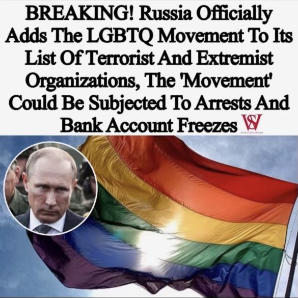 Should the United States adopt the same laws? #Russia #USA #LGBTQ #movement #extremist #organization #terroist #group