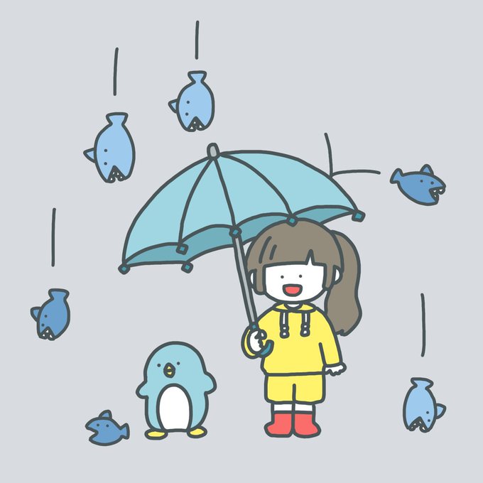 「rain raincoat」 illustration images(Latest)