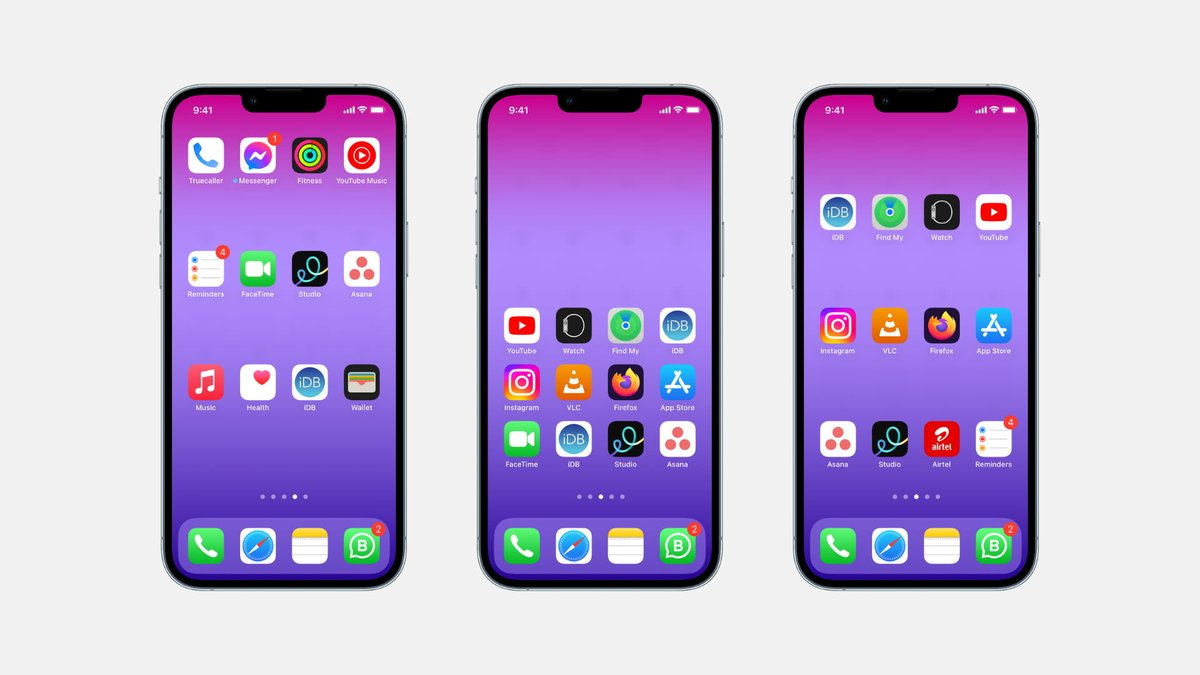rsgnl's tweet photo. iOS 18 will let you place app icons anywhere on the Home Screen grid, multiple sources told me

Example image via @iDownloadBlog https://t.co/EuGv7sbaHH