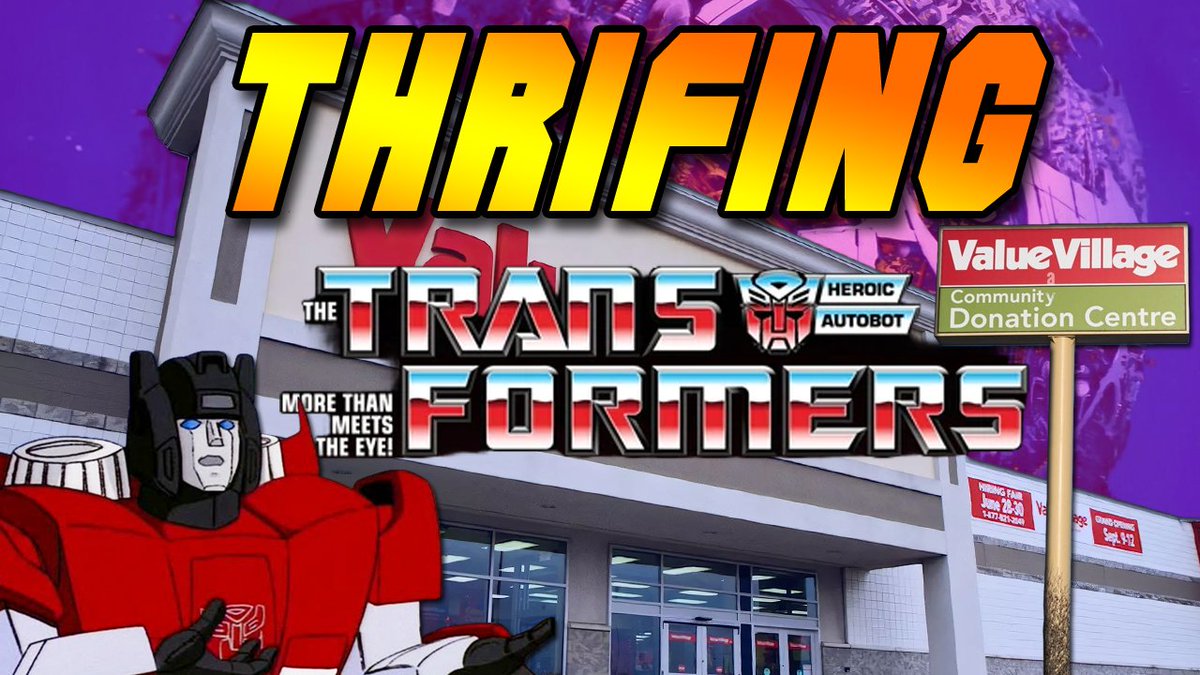 Here is something different for this week's video. Highlight video featuring all of my most recent #Transformers #thrifthauls. 
Link:  youtu.be/YSW77OKBgFg
#valuevillage #hasbro #actionfigures #thrifting #thriftstore