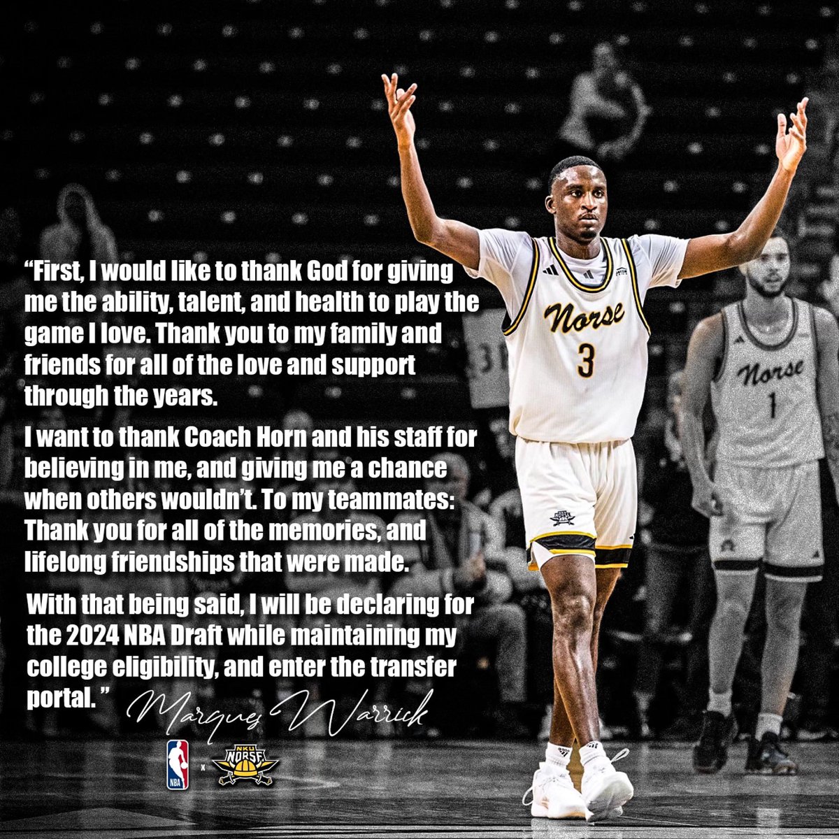 Thank you, NKU 🖤💛